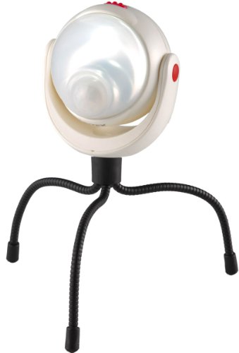 ムサシ RITEX 「自由に曲がる三脚で様々な場所に取付可能! 」 LEDどこでもセンサーライト 調色機能搭載 ASL-095