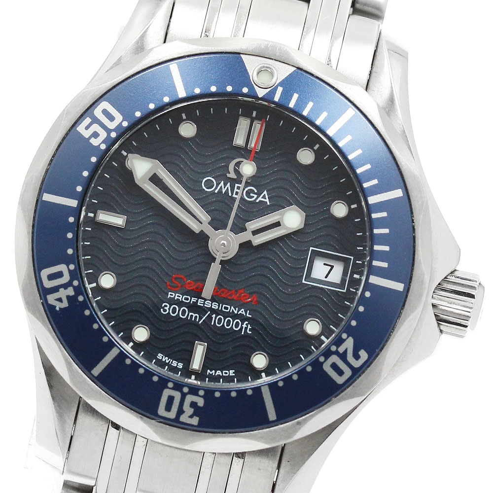 オメガ OMEGA 2224.80 シーマスター300 デイト クォーツ レディース _942984【中古】