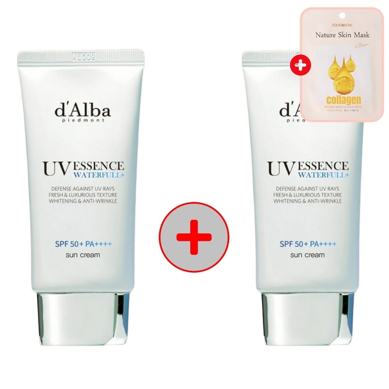ウォーターフルエッセンスサンクリーム50ml + 50mlオーガニックチャチャサンクリーム