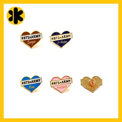 BTS オール ハート ピンバッジ ピンバッチ BTS オール ハート ピンバッジ ピンバッチ