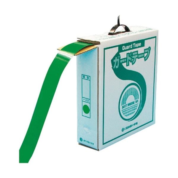 日本緑十字社 GTH-501G 再剥離タイプ 50mm幅x100m 緑色 149032 1巻