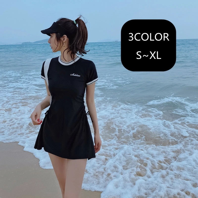 水着 レディース 体型カバー 水着ワンピース型 セパレート水着 半袖 UVカット ショットパンツ オシャレ韓国風 可愛いスイムウェア ママ水着 学生 温泉 バレンタイン 2023 プレゼント