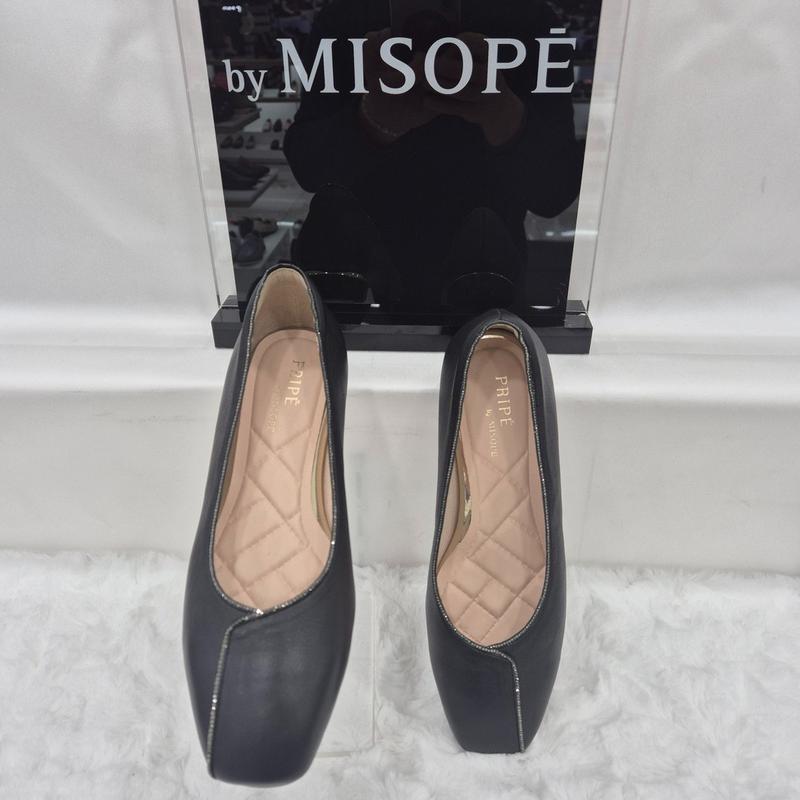 By 女性スクエアホットフィックスフラット 112HT435FY001 BLACK 4 JJ