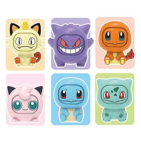 ウィアーカンパニー フィギュア ポケモン フェイスフィギュア 6Pパック Bタイプ（481412）
