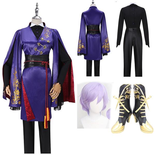 [激安本日限定]ツイステッドワンダーランド Epell　コスチューム ツイステッドワンダーランド 魔法 異世界 名門 魔法士 養成学校 ウィッグ 靴 能