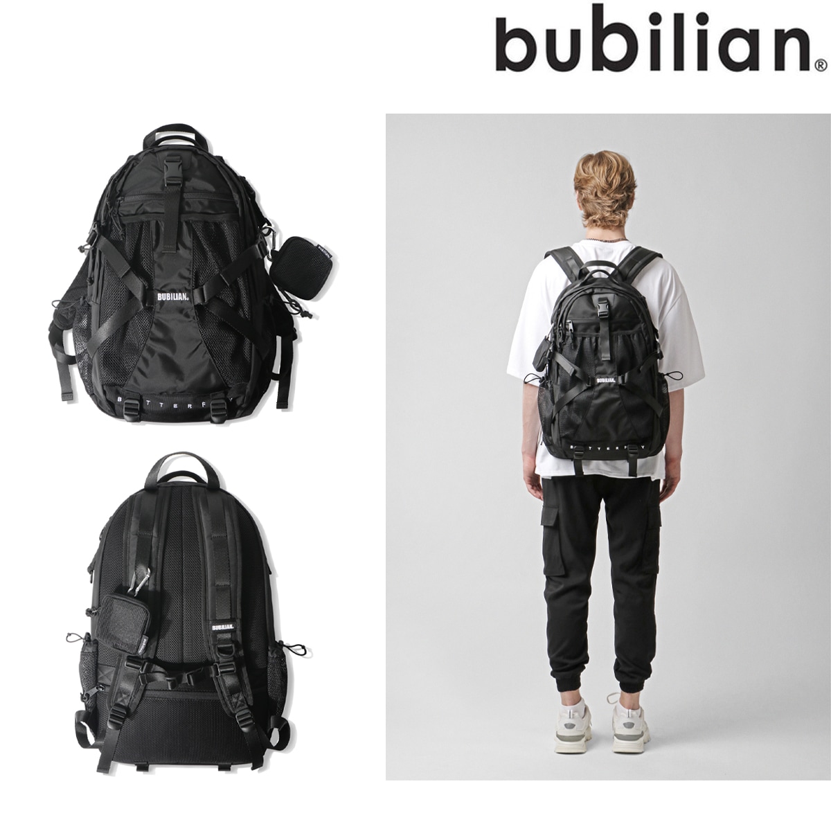 Butterfly Backpack バッグ 多機能 軽量 ノートパソコン 収納 通勤 出張 旅行 通学 メンズ/レディース 人気 おしゃれ カジュアル