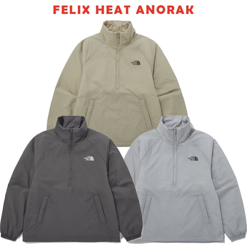 韓国正規品保証 関税負担なし NA3NP70A FELIX HEAT ANORAKデイリー 基本 着装 男子 女子 人気 韓国 ファッション 男女共用 アウトドア 16,790円