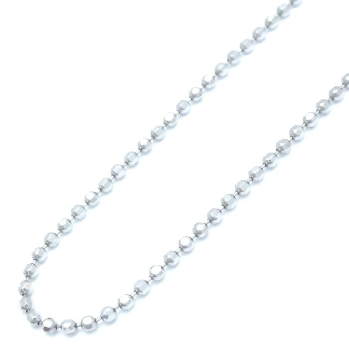 ボールチェーン ネックレス 40cm 2.8グラム Pt850プラチナ/75627【中古】 17,136円