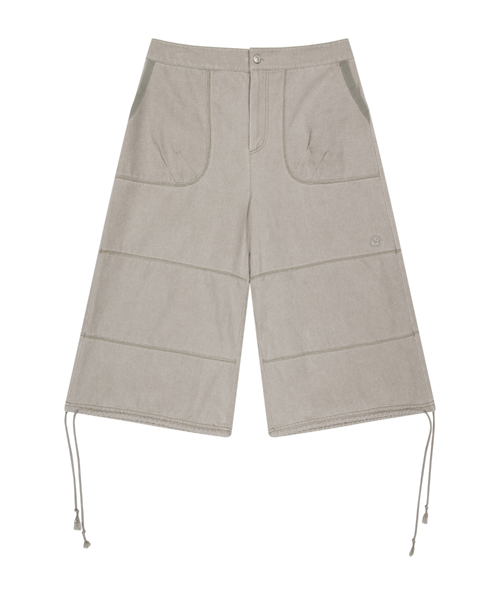 【COYSEIO】 OXFORD ZIGZAG PANTS : BEIGE