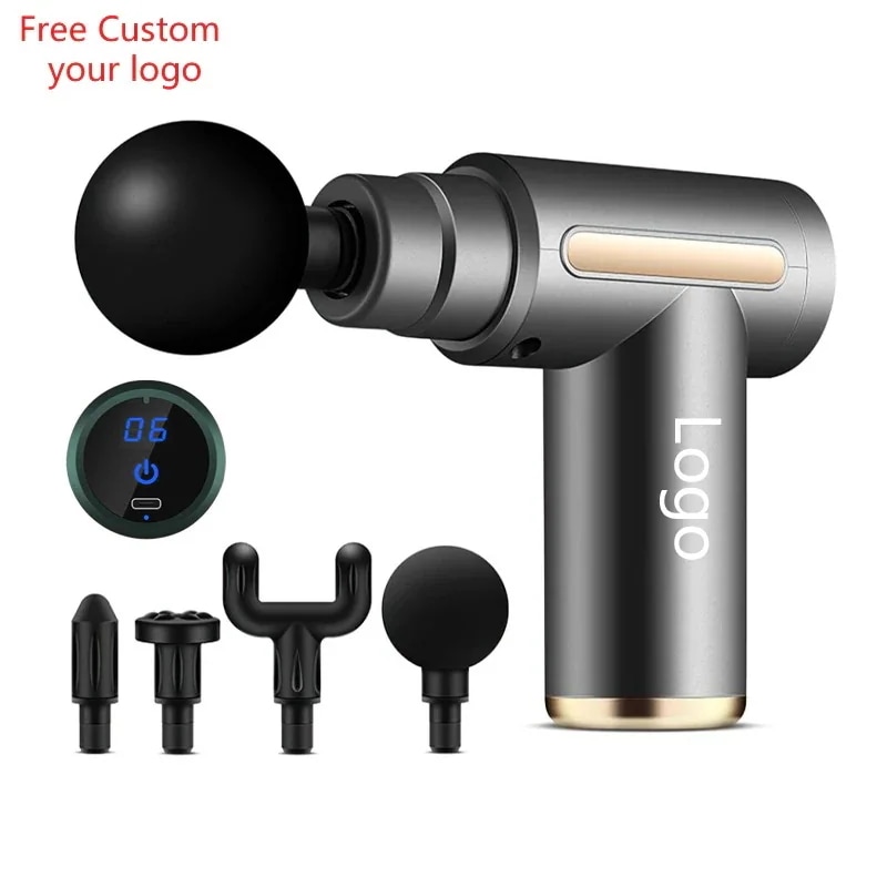 マッスルリラックス ための赤外線マッサージガン 全身ケア デバイス 肌色 ヘルスケア カスタムロゴ 全身ケア 肩こり解消