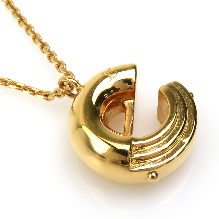 ルイ ヴィトン LOUIS VUITTON ネックレス LV＆ME E メタル ゴールド レディース M61060 r10212a