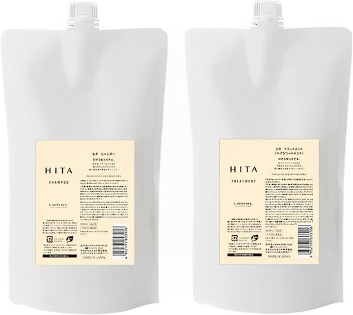 ルベル ヒタ HITA シャンプー 800mL & トリートメント 800mL 詰替セット