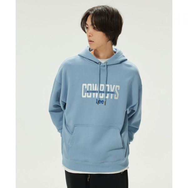カウボーイ フード付きTシャツ ブルー
