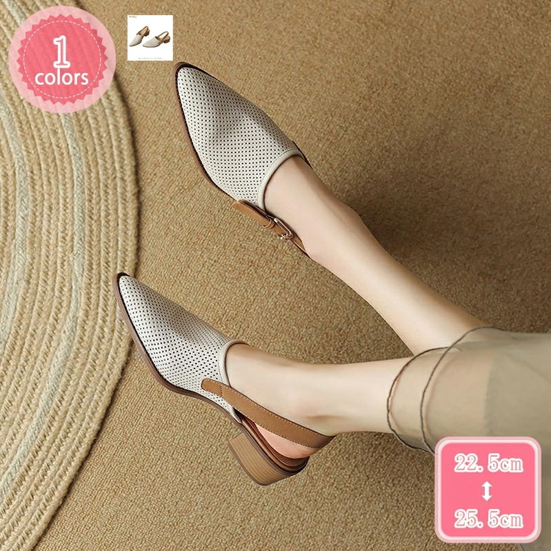 500円OFFクーポン パンプス レディース 痛くない バックストラップ 歩きやすい ローヒール 黒 靴 太ヒール チャンキー ソール 歩きやすい 脱げない とんがりトゥ バレエ パーティー フォーマ 6,541円