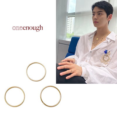 【one enough】Mikro Three Ring SET▲CHA EUNWOO着用 one enough】Mikro Three Ring SET△CHA EUNWOO着用 𝗖𝗵𝗮