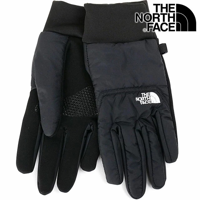 メール便 ヌプシイーチップグローブ [NN62520-K ] メンズ・レディース TNF アウトドア 手袋 スマホ対応 フリースグローブ ブラック 正規取扱店