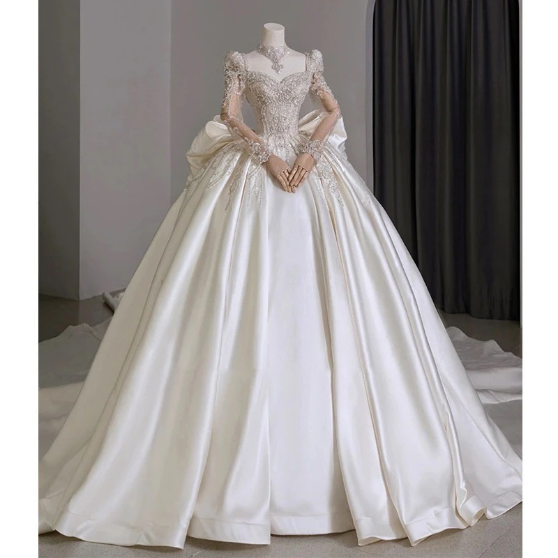 パーティードレス【高.品.質】花嫁ロングドレス ウェディングドレス 白 花嫁 結婚式ワンピース 結婚式 ドレス 結婚式 お呼ばれロングドレス 二次会ドレス