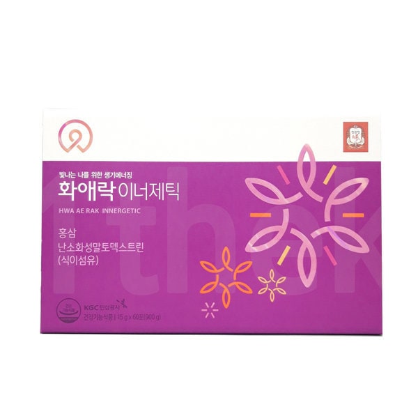 [TR] 和愛楽インナージェティックInnergetic 15g 60ea インナージェティック紅参ゼリー韓国人参女性