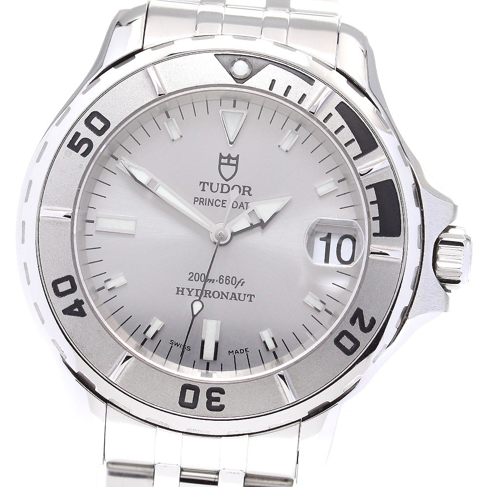 チュードル TUDOR 85190P ハイドロノート デイト 自動巻き メンズ 良品 箱付き_841729【中古】