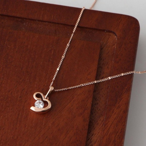 14KGP 로즈골드 하트 패션 레이어드 체인 목걸이 /Korea, 한국제품