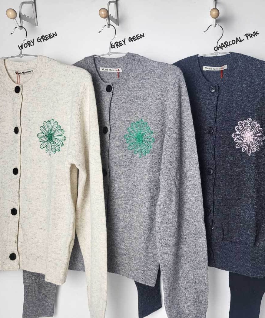 Qoo10 Mardi Mercredi CASHMERE BLENDED フラワ