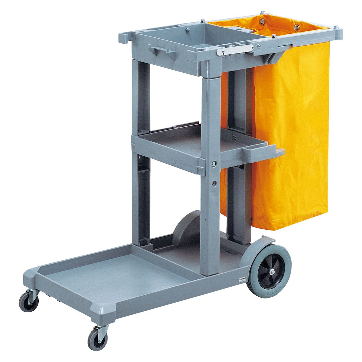 清掃用カート 樹脂製フレーム ダストバック付 プロテックツールカートJ 山崎産業 コンドル 業務用 カート 台車 運搬 収納 掃除用具 清掃カート 清掃用 運搬車 ワゴン 掃除用品 法人限定