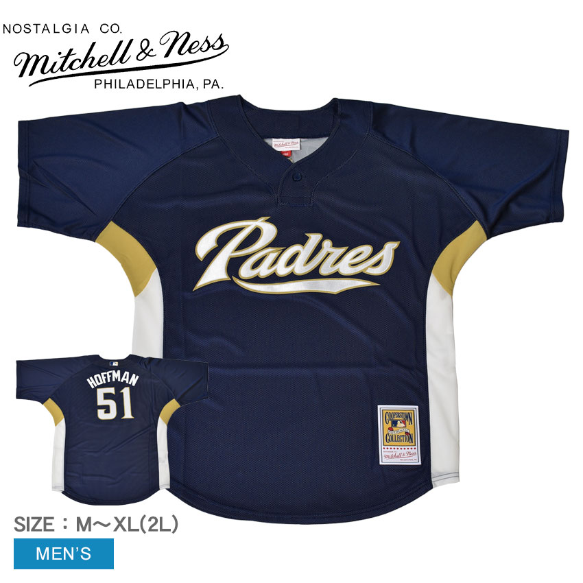オーセンティック トレバーホフマン サンディエゴパドレス 2007 BP ジャージ ABPJ3348-SDP07THFNAVY メンズ ウエア トップス トレバーホフマン