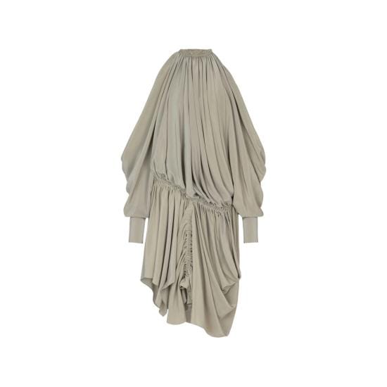BALMAIN Women Dresses GF0RF080 SF47 7GE GREEN