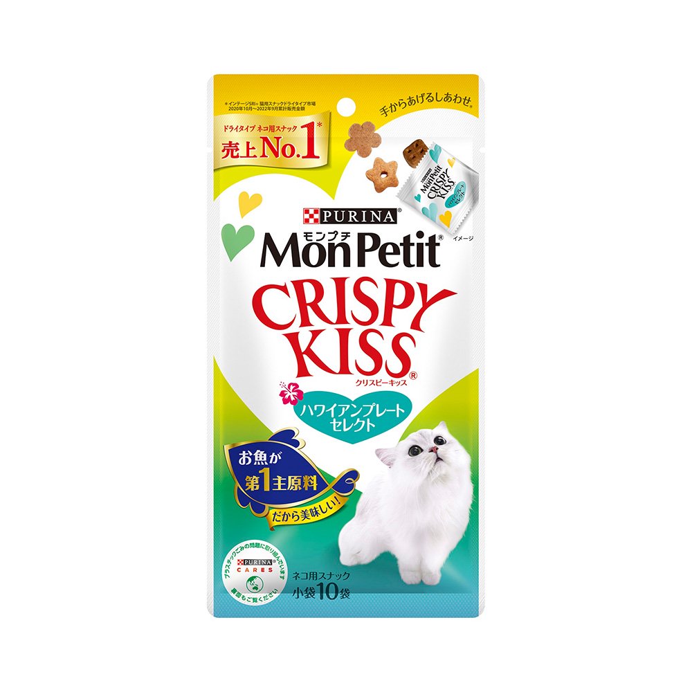 キャットフード　クリスピーキッス　ハワイアンプレートセレクト　３０ｇ（３ｇX１０袋）　３０袋入り　ＣＲＣ35―25―83―00―00