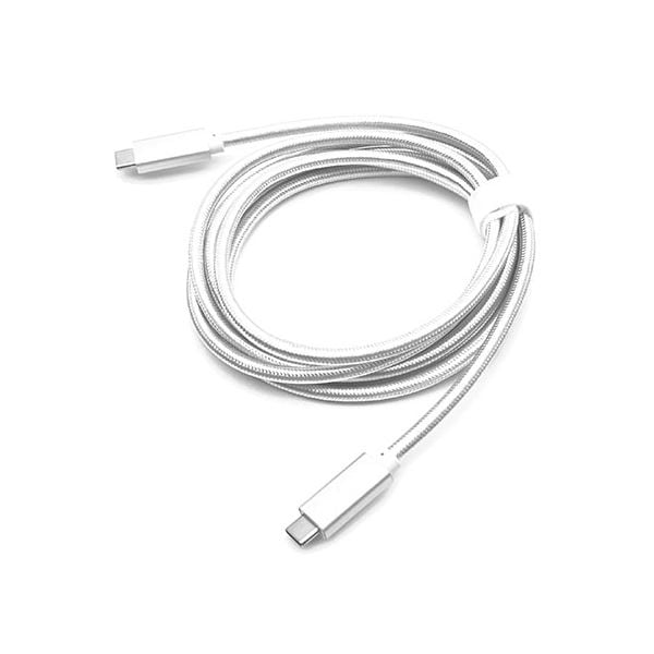 [3個セット] 日本トラストテクノロジー JTT USB3.2 Gen2 TYPE-C to TYPE-Cケーブル 2m SLIVER JTCC322-20SVX3