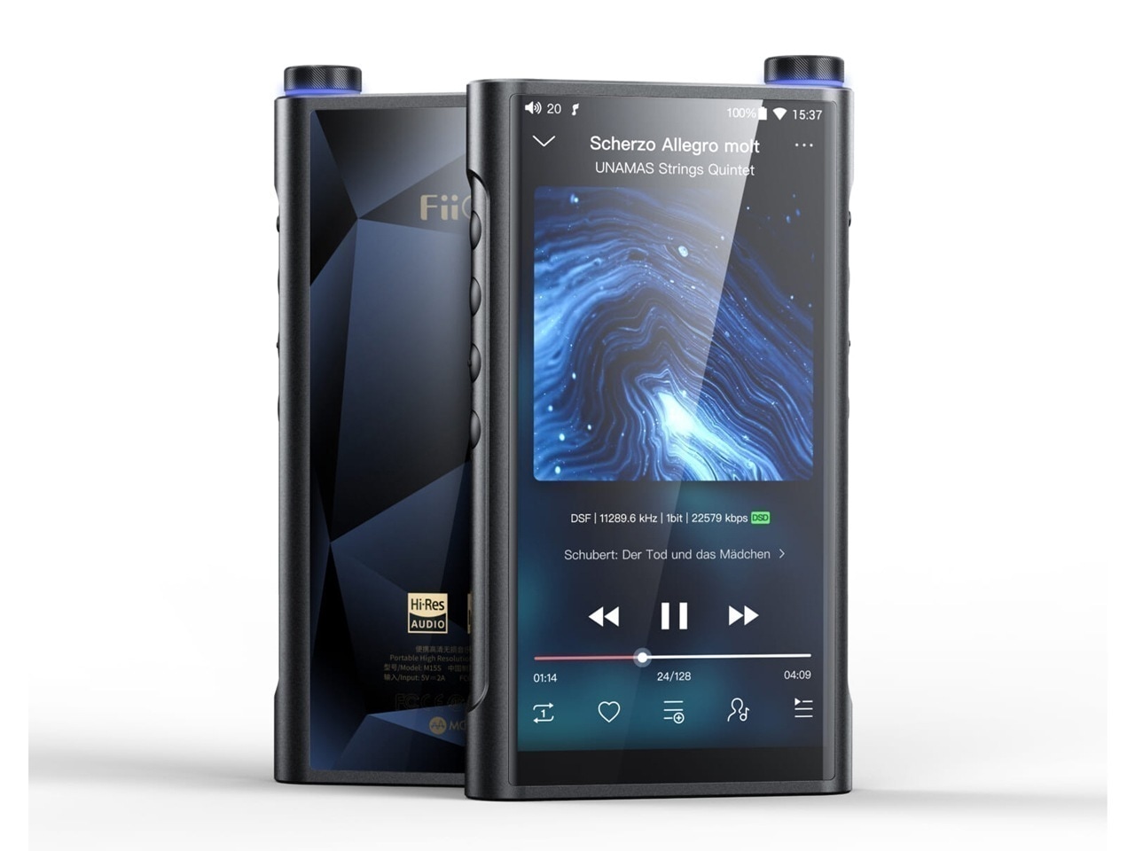 M15S FIO-M15S-B [64GB] オーディオプレーヤー