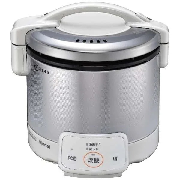 炊飯器 3合 RR-030VQ(W)-13A グレイッシュホワイト こがまる [ガス炊飯器(都市ガス用炊)]