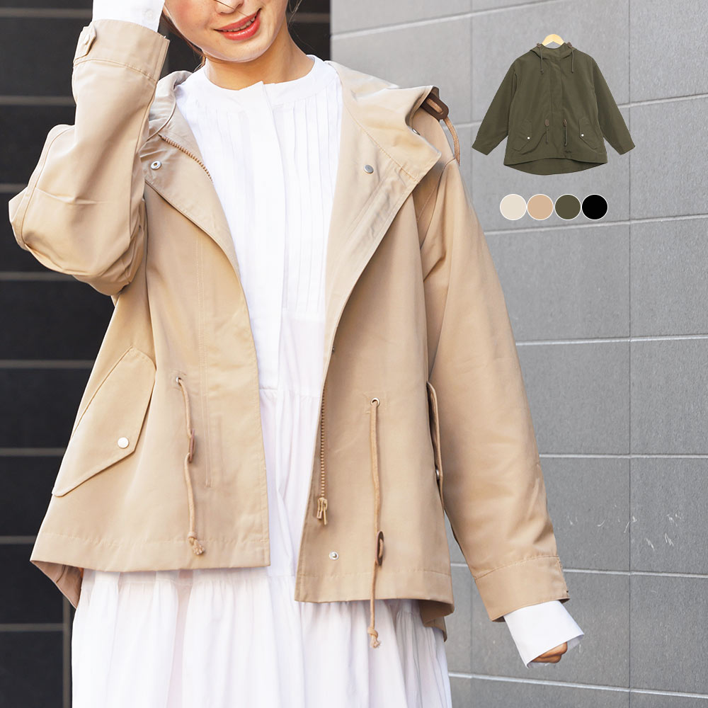 [値下げ] 袖バルーンマウンテンパーカー/アウター/a22399001