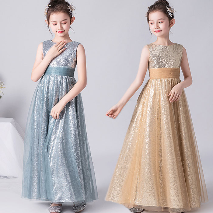 子供ドレス 発表会ドレス こどもドレス キッズドレス 高級豪華ドレス ジュニアドレス 女の子 ロングドレス フォーマル 結婚式 子供服 子供ドレス 160 150 140 130 子どもドレス 発表会