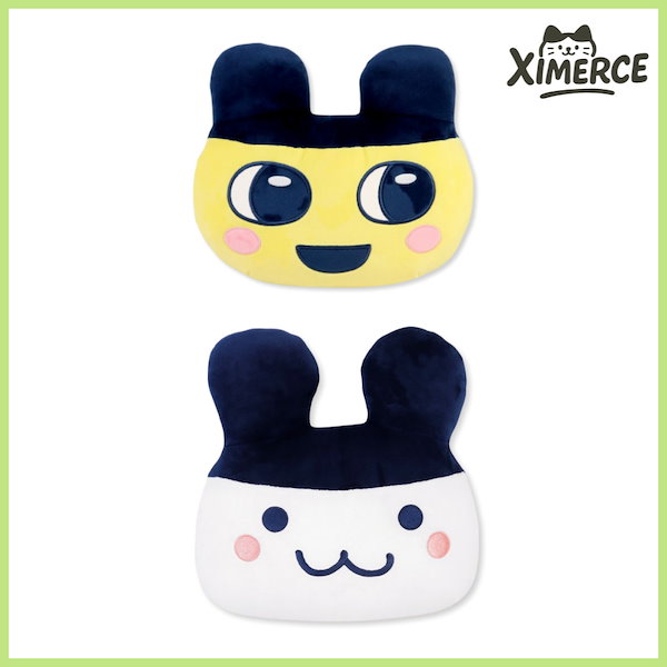 Qoo10] 【公式】たまごっち顔クッション まめっち