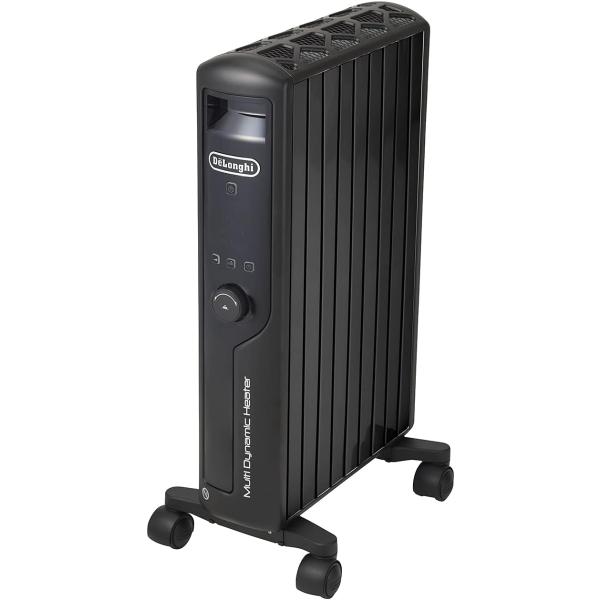 マルチダイナミックヒーター MDHU12-PB 電気ヒーター ゼロ風暖房 節電 直感操作クリックノブ リモコン付き 表面温度約60℃ 節電