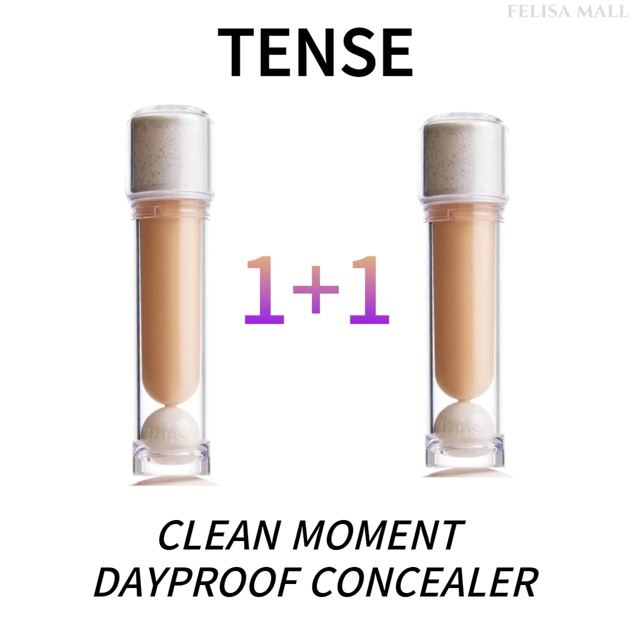 [TENSE]【1+1】 コンシーラー 韓国インスタ話題 CLEAN MOMENT  DAYPROOF CONCEALER