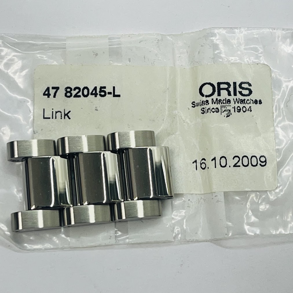 【未使用品】オリス純正ブレス#07 8 20 45L ステンレス3列ブレスメール便でお送りします【代引き不可】