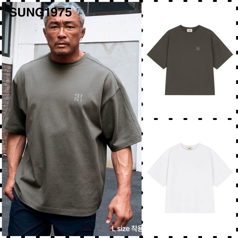 【SUNG1975】Fade-over t-shirt