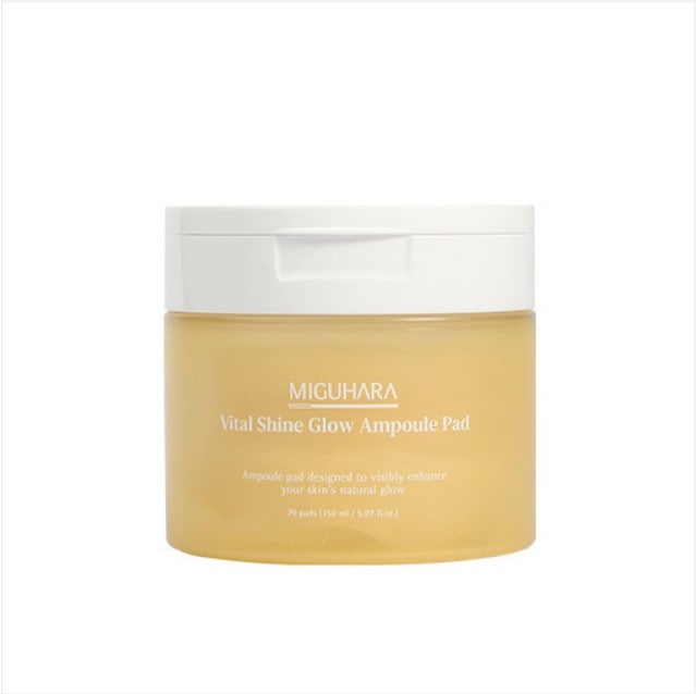 バイタル シャイン グロー アンプル パッド 70枚 (鎮静/弾力/保湿/栄養供給/活力/しわ防止)