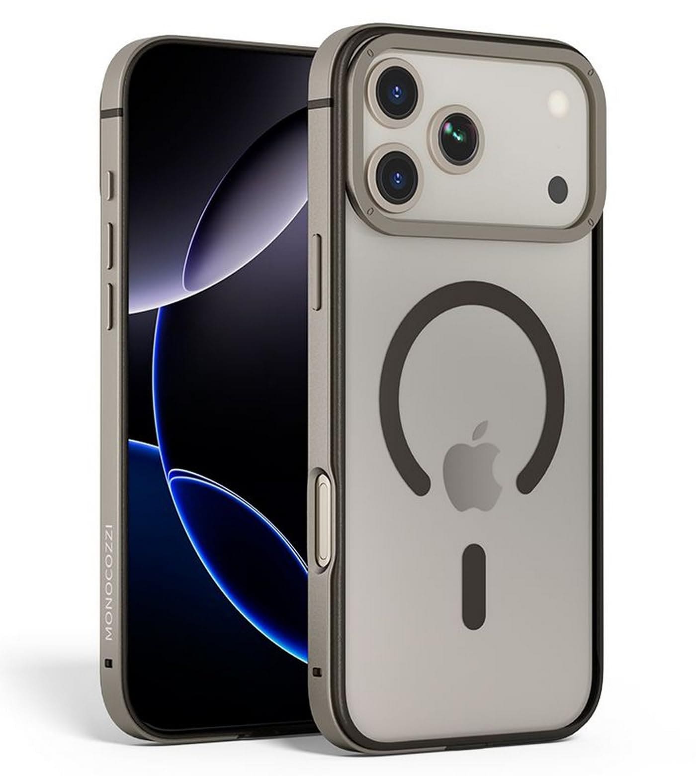 【MONOCOZZI】 iPhone 17 Pro 対応 ケース MagSafe 対応 耐衝撃 クリア スマホケース カメラ レンズ 保護 マグセーフ 透明 頑丈 携帯ケース [ iPhone17Pr