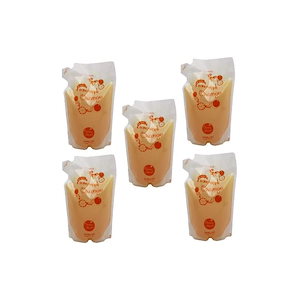 【x5個セット】 サニープレイス ナノサプリ ヘアクレンジングシャンプー オレンジ 800ml (詰替用)