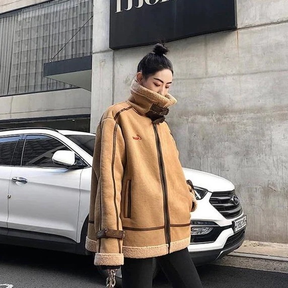 ムートンコート レディース ボアコート 厚手 防寒 防風 裏起毛 コート 可愛い カジュアル フリースコート ムートンジャケット 暖かい お洒落 裏ボア ゆったり