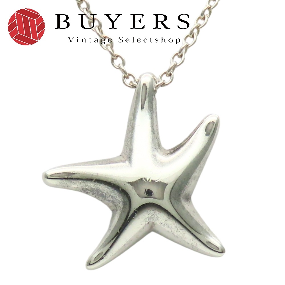 中古 ネックレス スターフィッシュ シルバー925 約2.8g シルバー エルサペレッティ アクセサリー レディース 女性