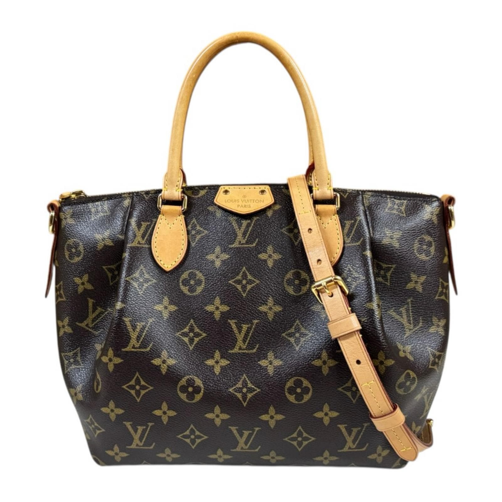 ルイヴィトン テュレンPM モノグラム ショルダーバッグ モノグラムキャンバス M48813 ブラウン LOUIS VUITTON 中古