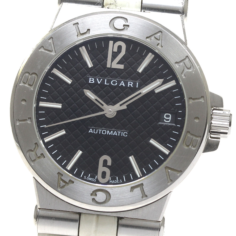 ブルガリ BVLGARI DG35S ディアゴノ デイト 自動巻き メンズ _825484【中古】