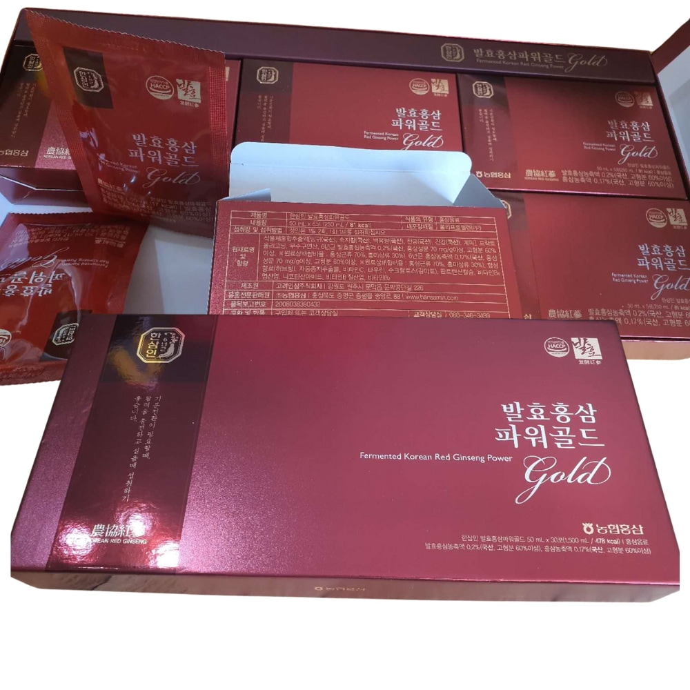 ハンサムイン発酵紅参パワーゴールド50ml 30包 両親プレゼント
