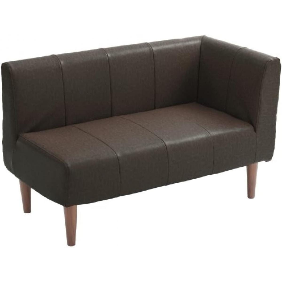 【I】セルタン CELLUTANE ソファー ヴィンテージ ダークブラウン ダイニング 2人掛け 左コーナー用 リビング ソファ A1056p-LC-678DBR【受注生産