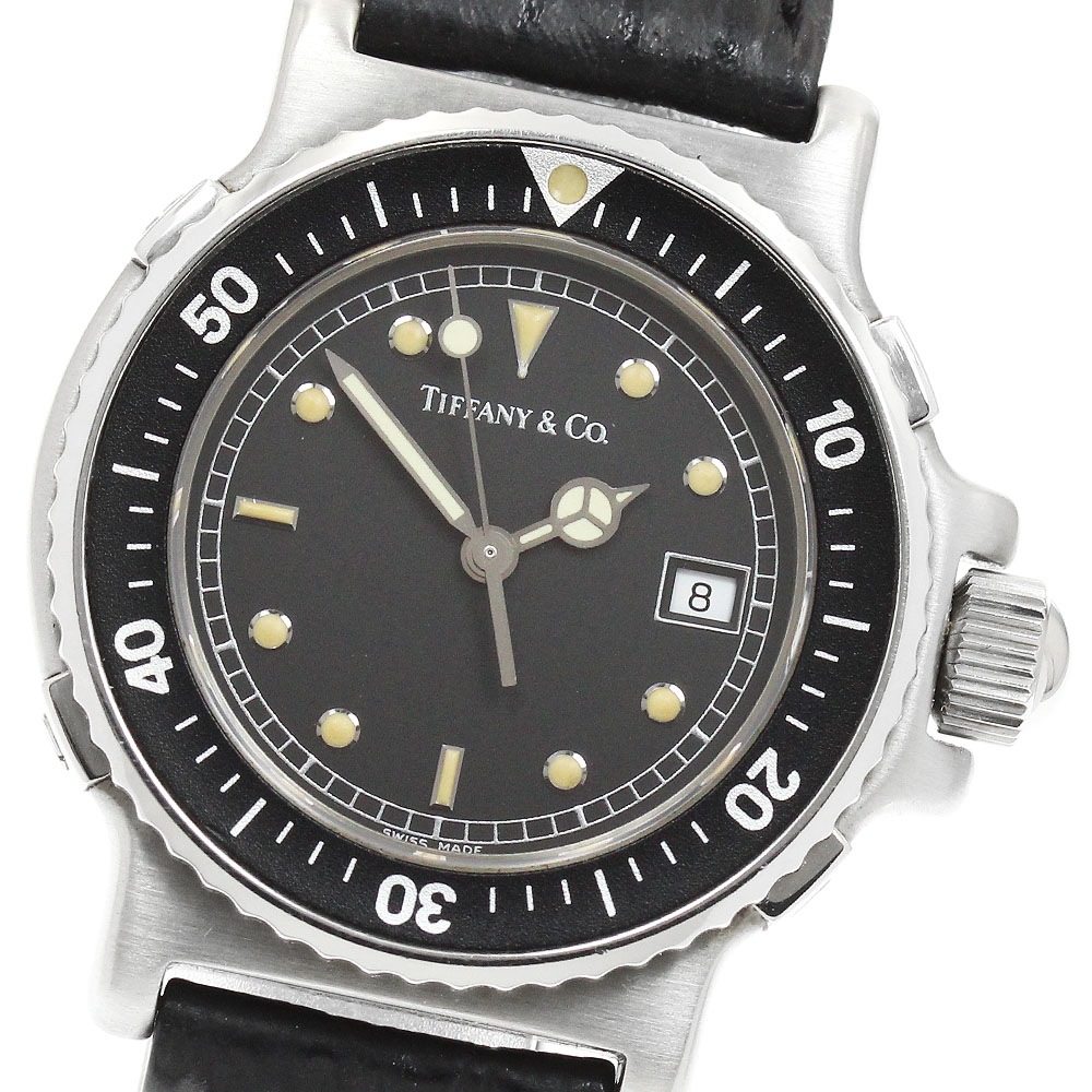 ティファニー TIFFANY&Co. L0710 ダイバーウォッチ デイト クォーツ レディース _962291【中古】