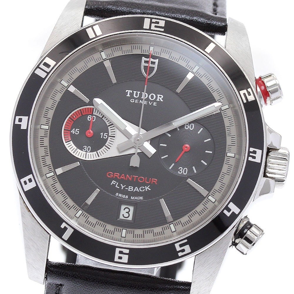 チュードル TUDOR 20550N グランツアー クロノ フライバック デイト 自動巻き メンズ _871696【中古】